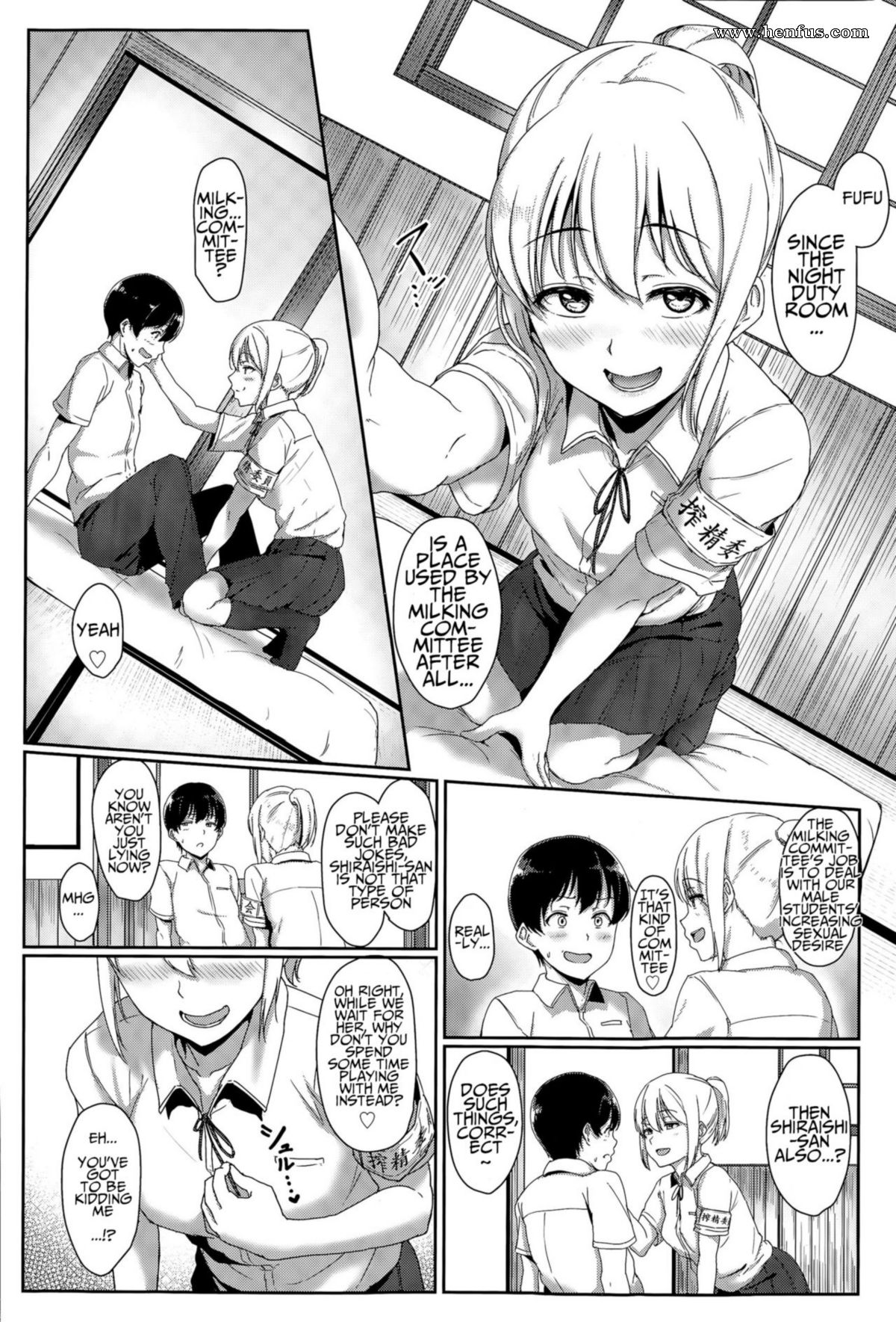 Manga handjob