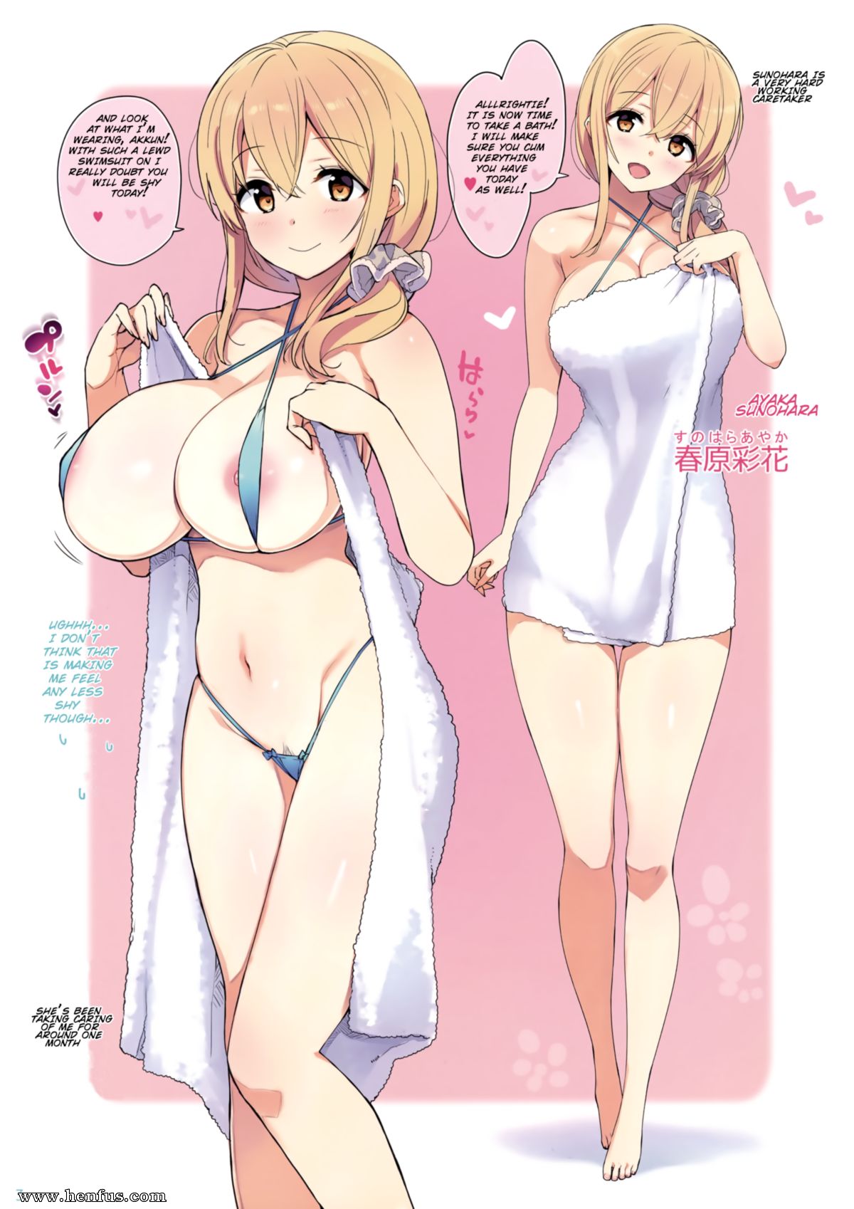1200px x 1698px - Page 2 | Ayaka-Sunohara/Busty-MILF-in-Bikini-Cheating | Henfus - Hentai and  Manga Sex and Porn Comics