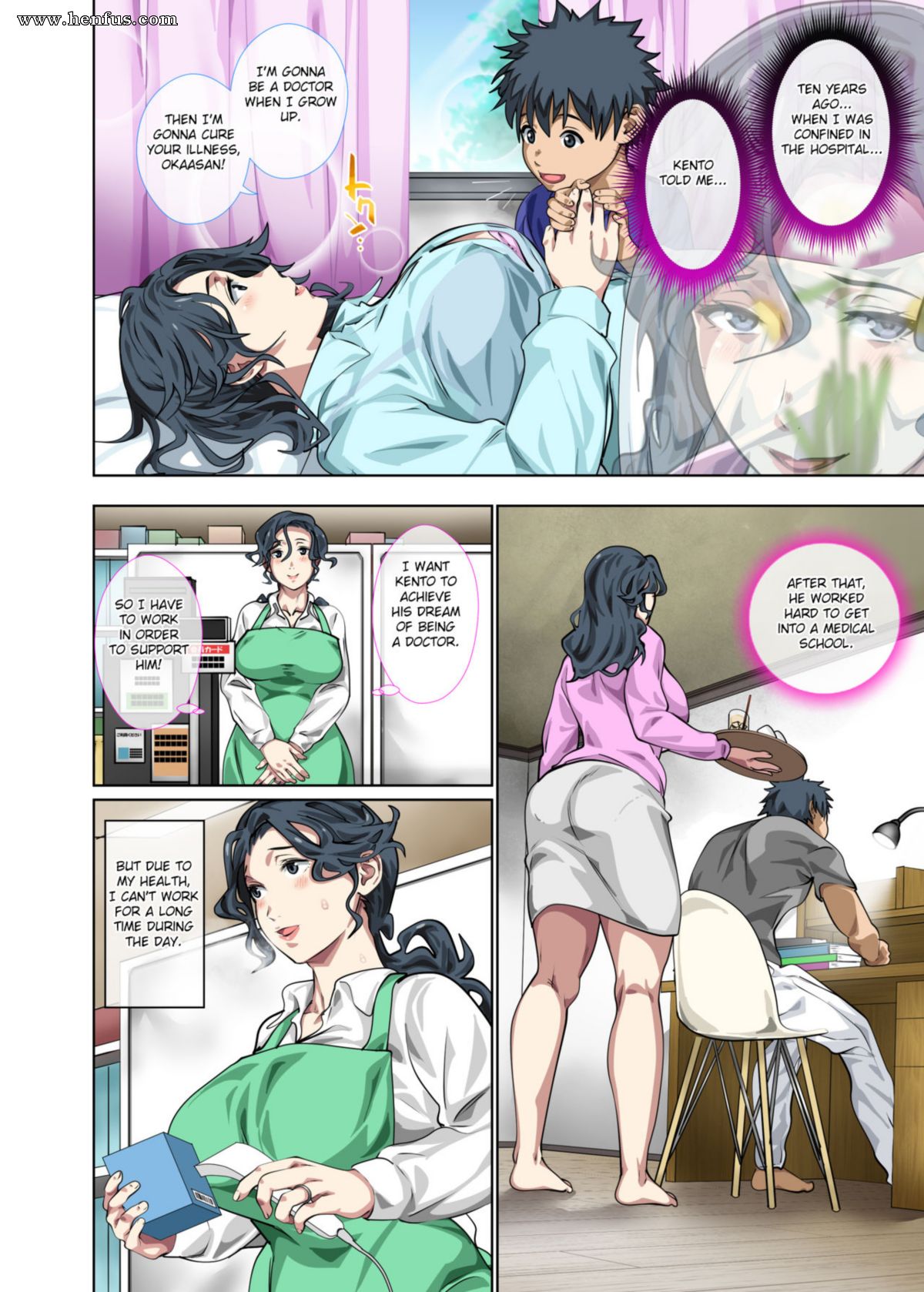 Big boobs mom manga