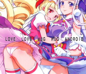 comic LOVE LOVE HUG HUG ANDROID