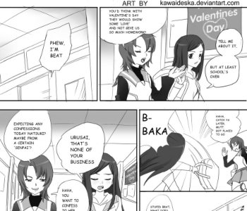 comic Valentines day love