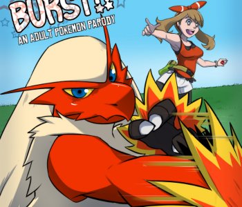 comic Blaziken Burst